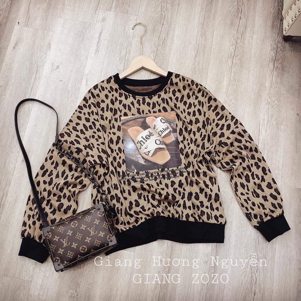 Áo Nỉ Hoa Báo 3D