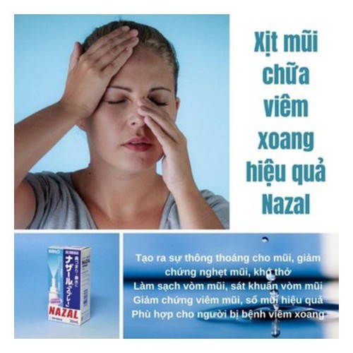 Xịt xoang mũi Nazal Sato 30ml nội địa Nhật Bản