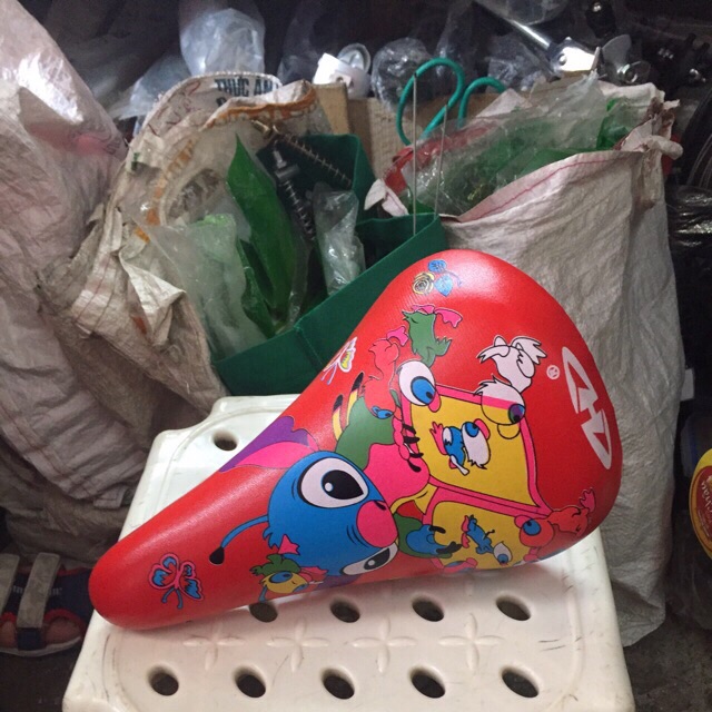 Yên xe đạp trẻ em dày dặn, loại đẹp dùng được cho các xe 12-14-16-18-20 inch