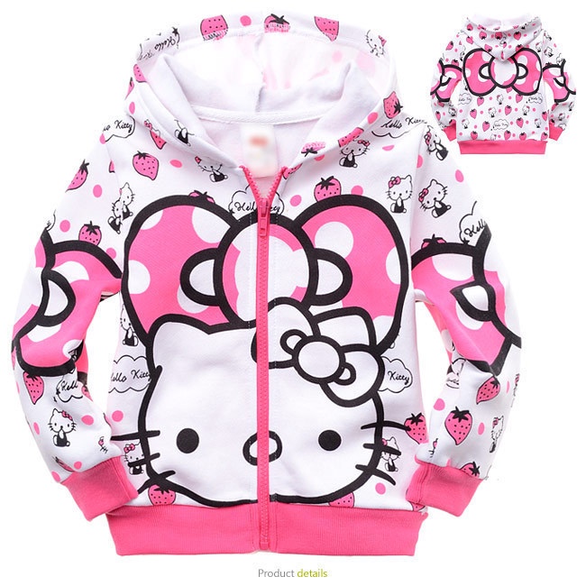 Áo Khoác Hello Kitty Cho Bé Gái