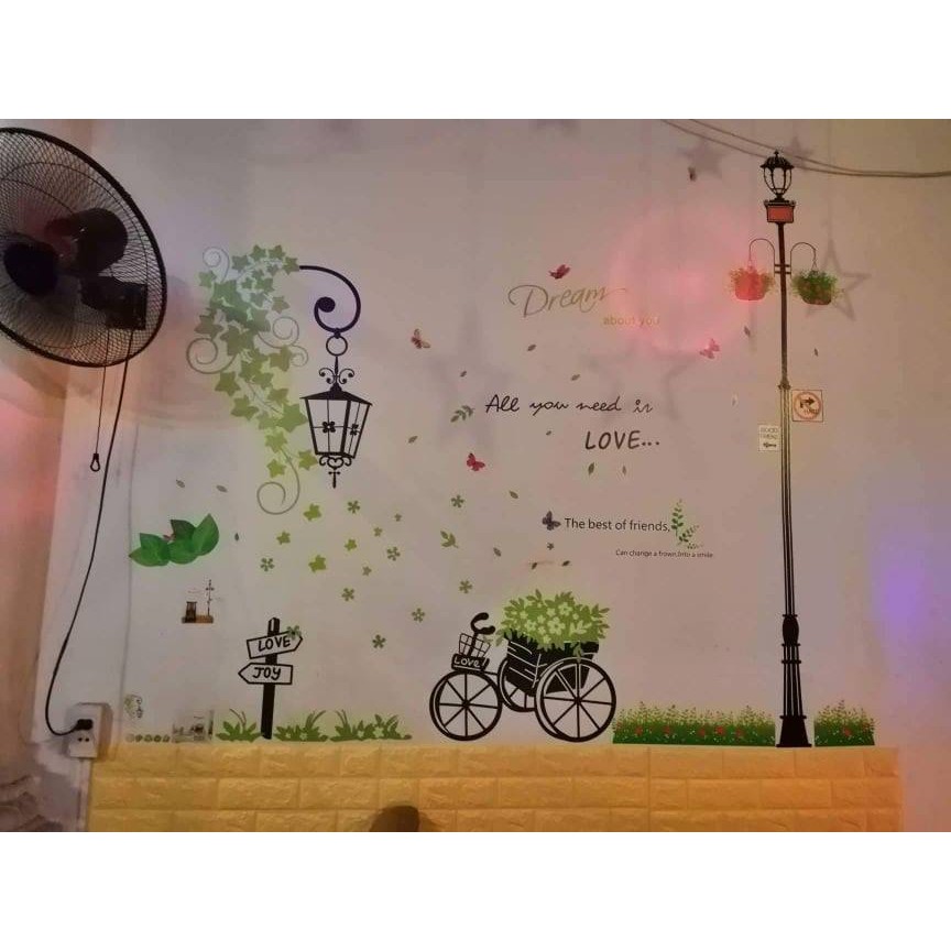 [ HÀNG CHUẨN ĐẸP ] Decal dán tường Hàn Quốc - Tranh Dán Phòng Khách