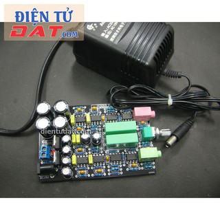 Mạch Lọc Âm Thanh 8 Opamp NE5532 - Kèm Nguồn Adapter