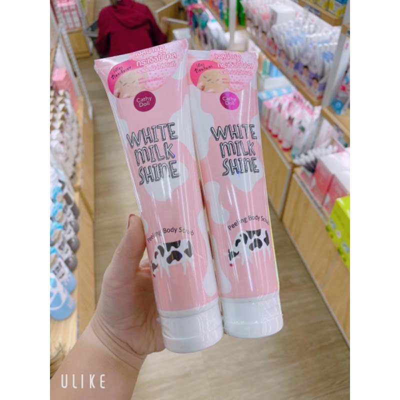 Tẩy tế bào chết Cathy Doll White Milk Shine Thái Lan 320 ml