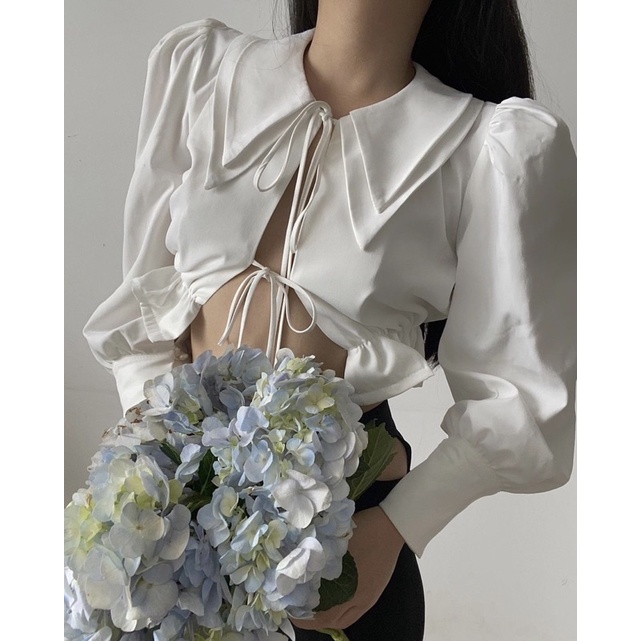 ABBEY SHIRT/ ÁO SOMI CROPTOP TAY DÀI