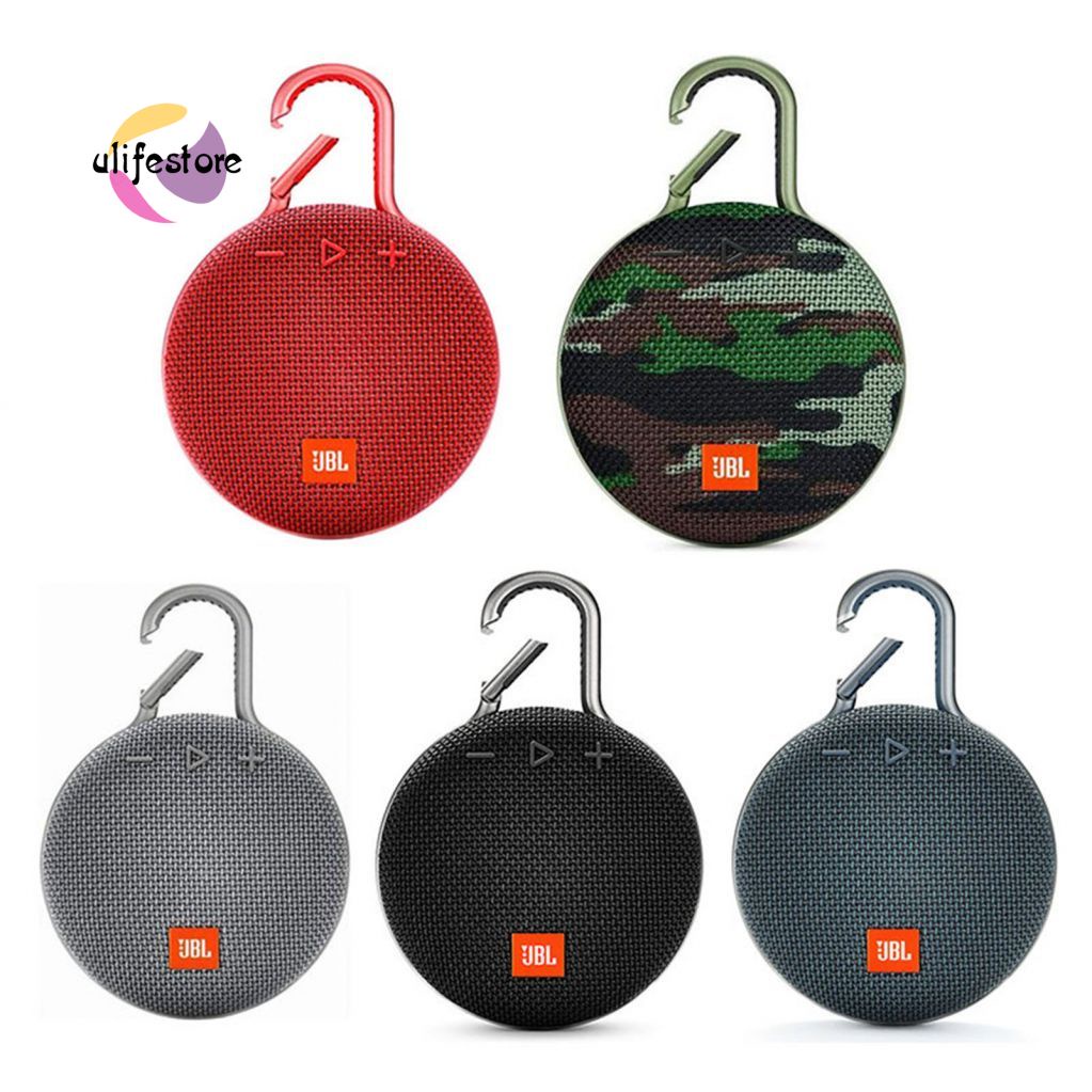 JBL Clip 3 Wireless Portable Bluetooth Speaker Outdoor Sports Waterproof Speaker ULIFE