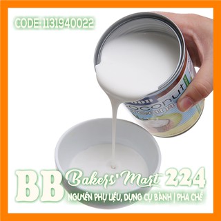 LON LỚN 400ML - Nước cốt dừa lon đậm đặc Thái Lan EUFOOD