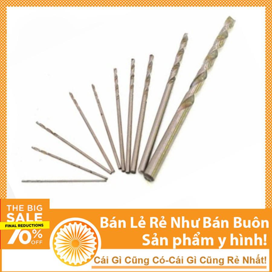 BỘ 22 MŨI KHOAN (0.5-0.6-0.7-0.8-0.9-1.0-1.2-1.5-2.0-3.0-5.0 MỖI LOẠI 2 CHIẾC )