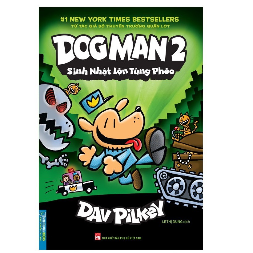 Sách - Combo 4 cuốn Dog Man tập 1 đến tập 4 (Tặng Bút)