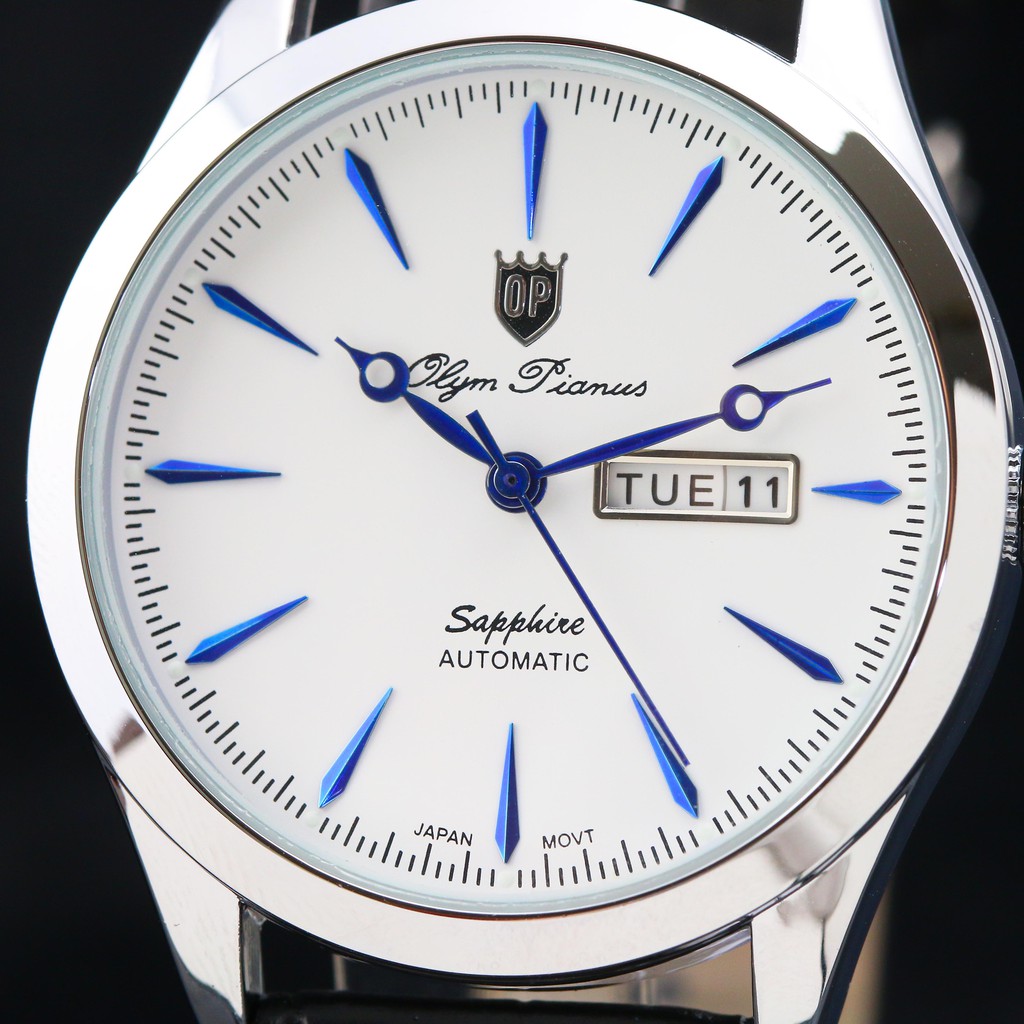 Đồng Hồ Nam OP Dây Da Cao Cấp Kim Xanh Mặt Kính Chống Xước, Chống Nước BH Hãng 12 Tháng | BigBuy360 - bigbuy360.vn