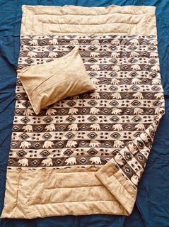 Set chăn gối 100% cotton 110x150
