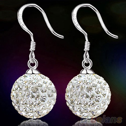 Bông Tai Mạ BạC ĐíNh Đá ThờI Trang