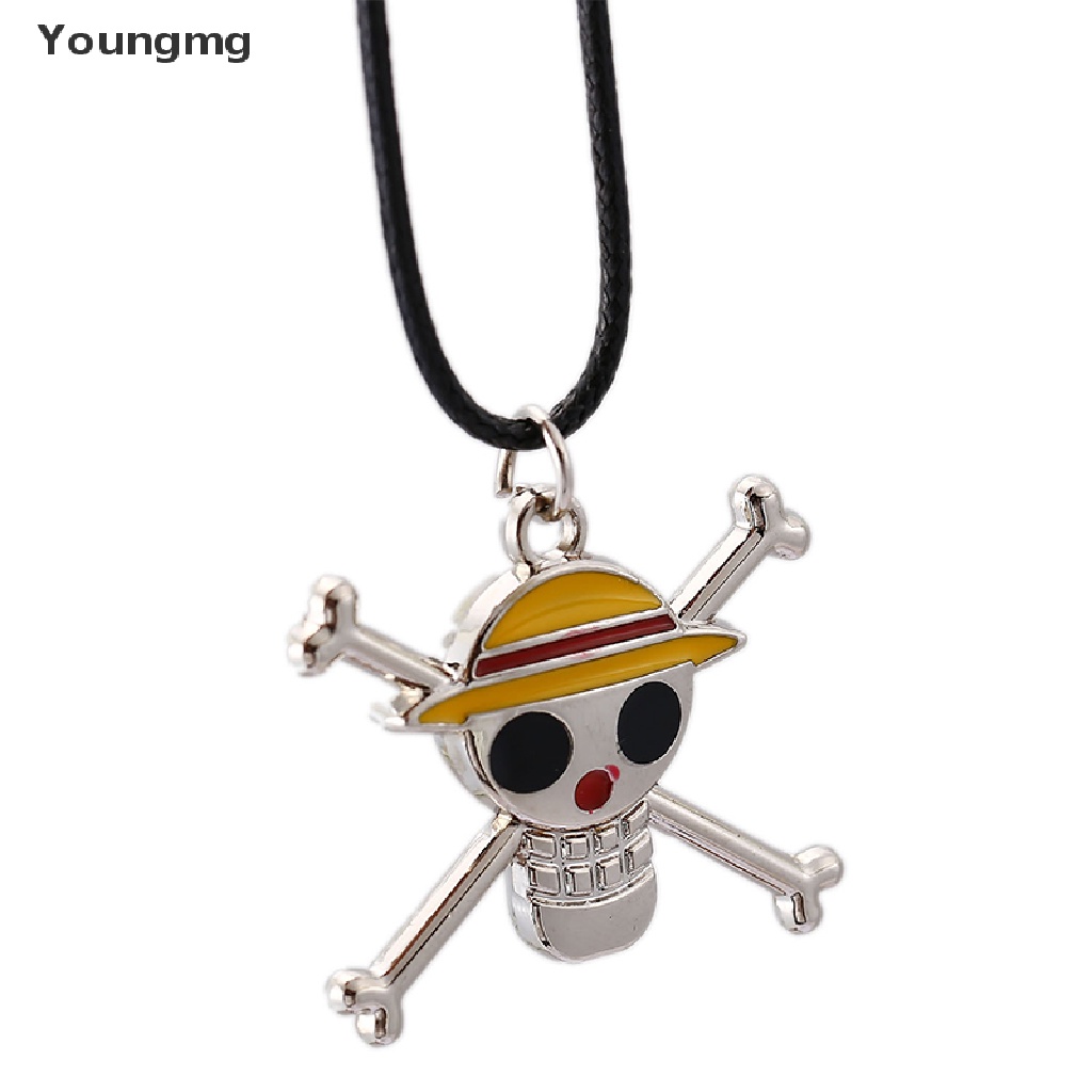 Vòng cổ mặt đầu lâu cướp biển Luffy Ace phim One Piece độc đáo