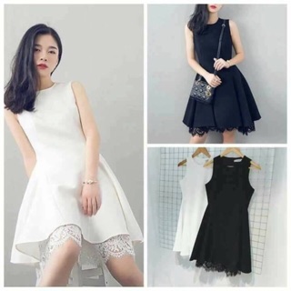 Đầm ren chữ a có size