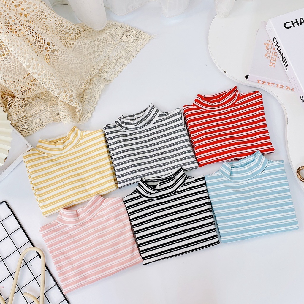 Áo cotton kẻ cho bé hàng Bb Angel cực đẹp mẫu 2021 LINK 2: SIZE NHỠ 21-32KG