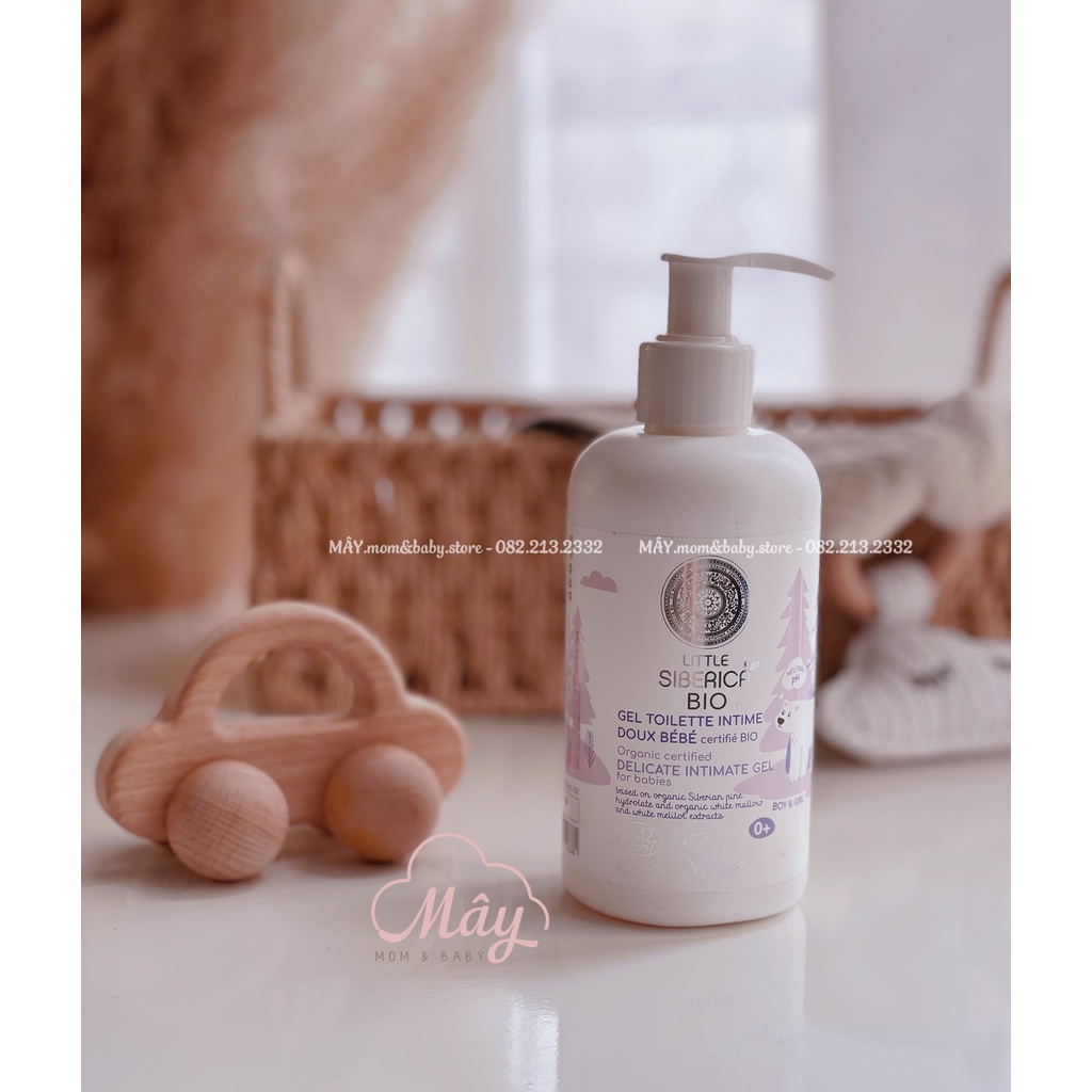 Dung dịch vệ sinh vùng kín cho bé từ sơ sinh hữu cơ Natural Little Siberica Bio - Hàng Pháp