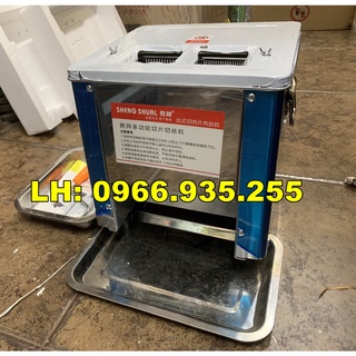 Máy thái thịt , thái bì, thái tái heo làm nem 2 cửa 2,5 - 3,5 ly năng suất cao