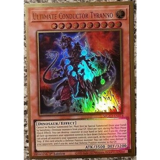 - Lá bài ULTIMATE CONDUCTOR TYRANNO / MGED-EN014 – 1ST
