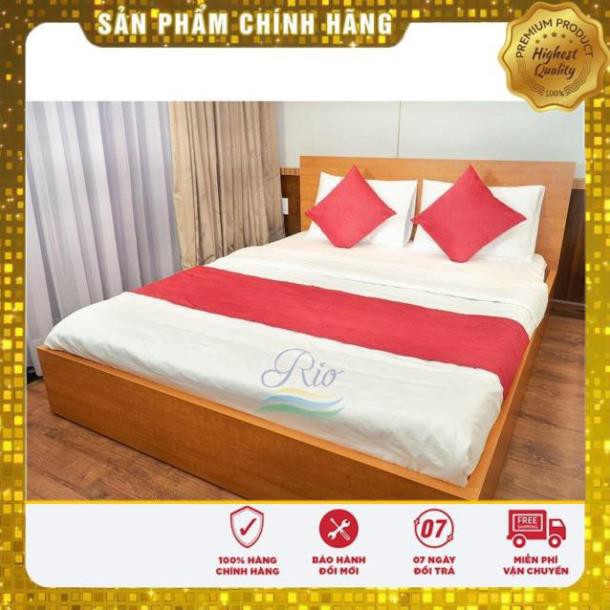 Vỏ chăn Cotton khách sạn trắng sọc  1.8m, 2.2m