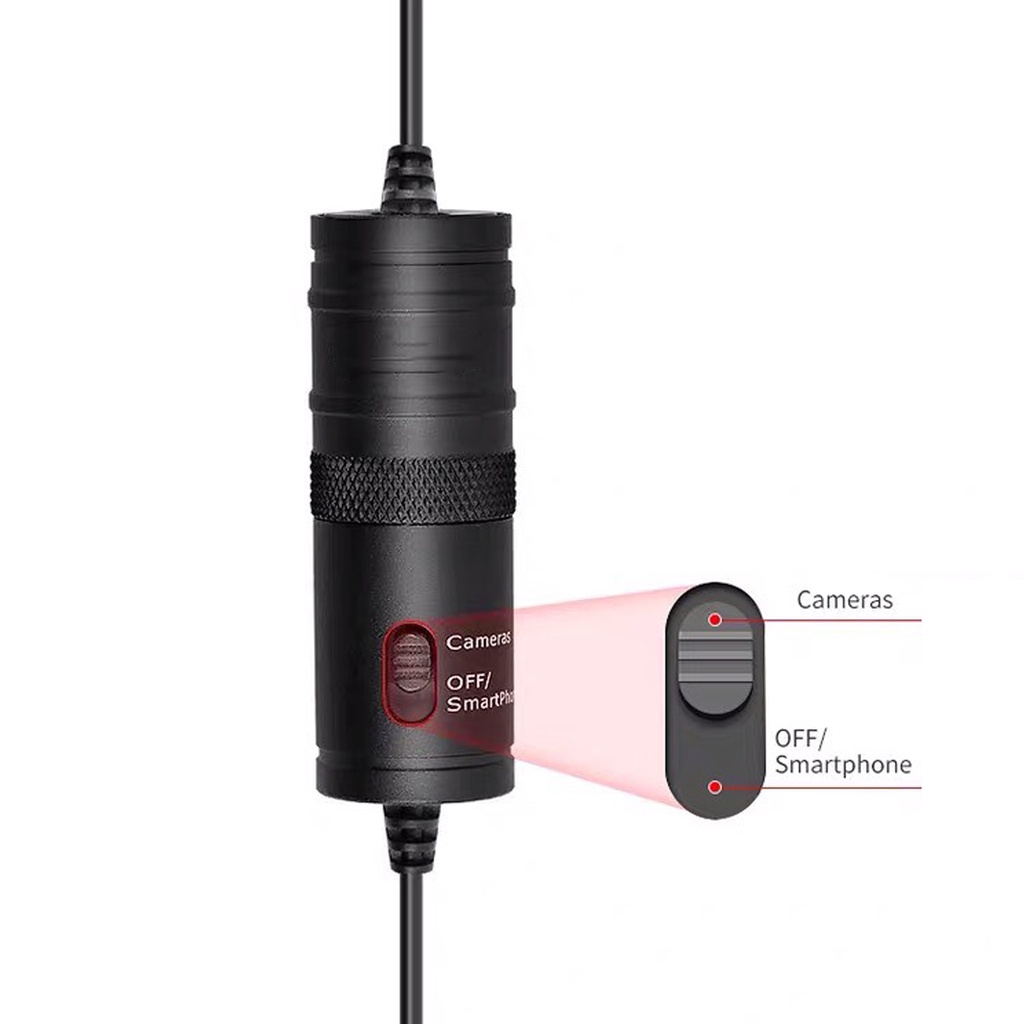 Micro thu âm kẹp áo FB-116 lọc tạp âm, thu âm cực tốt Jack 3.5mm và 6 ly dùng cho điện thoại, máy ảnh, PC - Sunrise