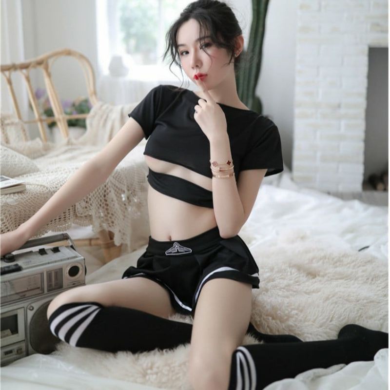 Cosplay cảnh sát sexy - bộ đồ ngủ nữ công an police gợi cảm anime