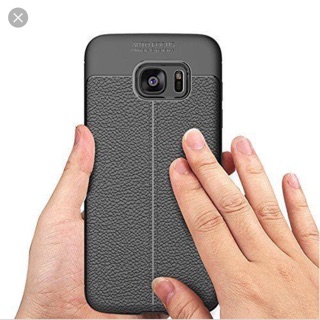 Ốp lưng dẻo Galaxy S7 vân giả da chống sốc cao cấp