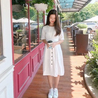 Váy Maxi trắng