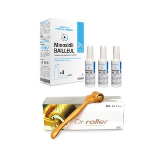 Bộ lăn kim Dr. Roller  hỗ trợ mọc tóc