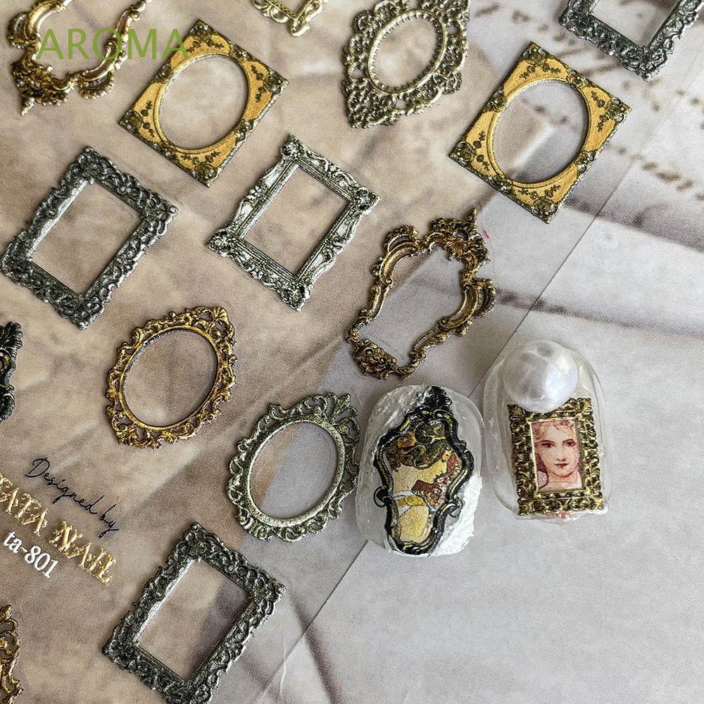 [Hàng mới về] Miếng dán trang trí móng tay siêu mỏng phong cách Boho cổ điển đẹp mắt DIY