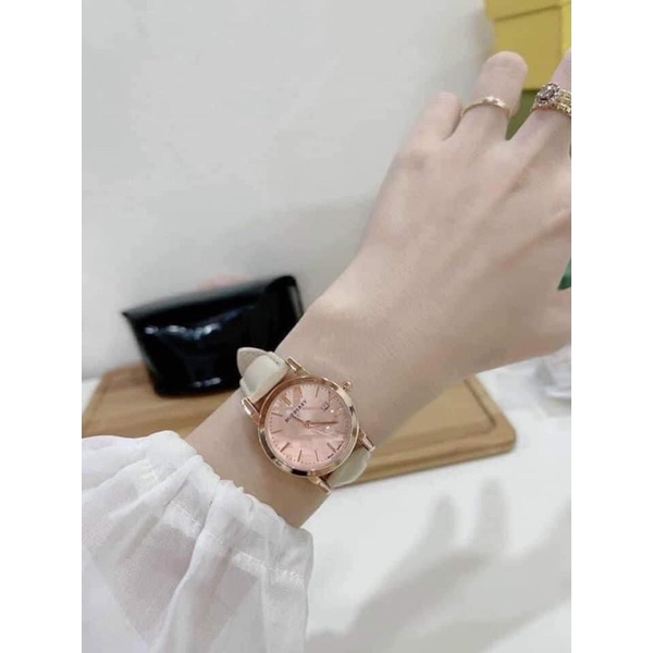 ‼️ Đồng hồ nữ mặt tròn Bubery chuẩn loại 1 hàng dập khoá logo full hộp bảo hành 12 tháng