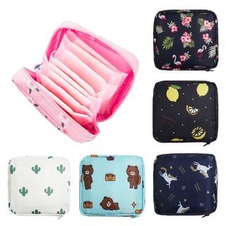 Túi Đựng Khăn Ăn Vệ Sinh Son Môi Dễ Thương Có Sức Chứa Lớn Phong Cách Hàn Quốc