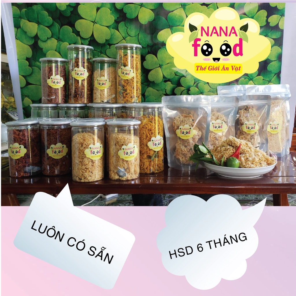 Cơm cháy siêu chà bông, cơm cháy siêu chà bông NaNaFood giòn sụn, đậm vị  - thế giới ăn vặt, ăn là nghiền
