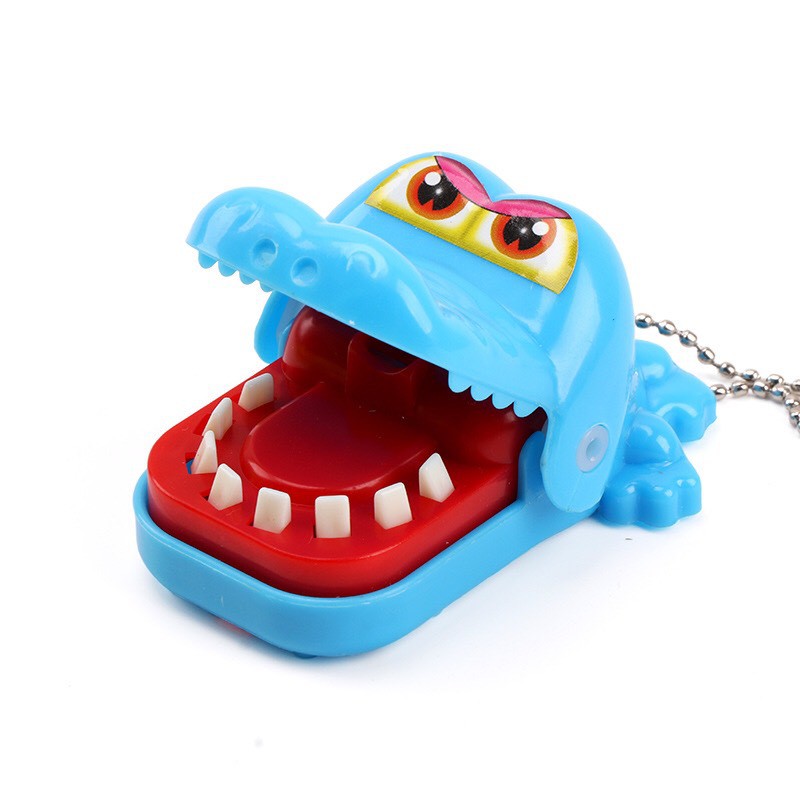 Đồ chơi thú mini bấm răng cắn tay, cá sấu, cá mập, chó, khám răng nghộ nghĩnh