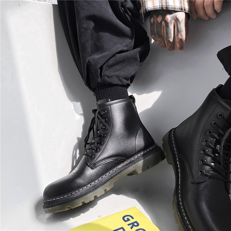 Giày bốt buộc dây thời trang sành điệu cho nam