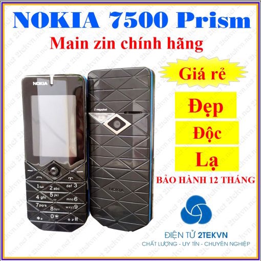 Điện thoại độc cổ Nokia 7500 kèm pin sạc pin trâu main zin giá rẻ