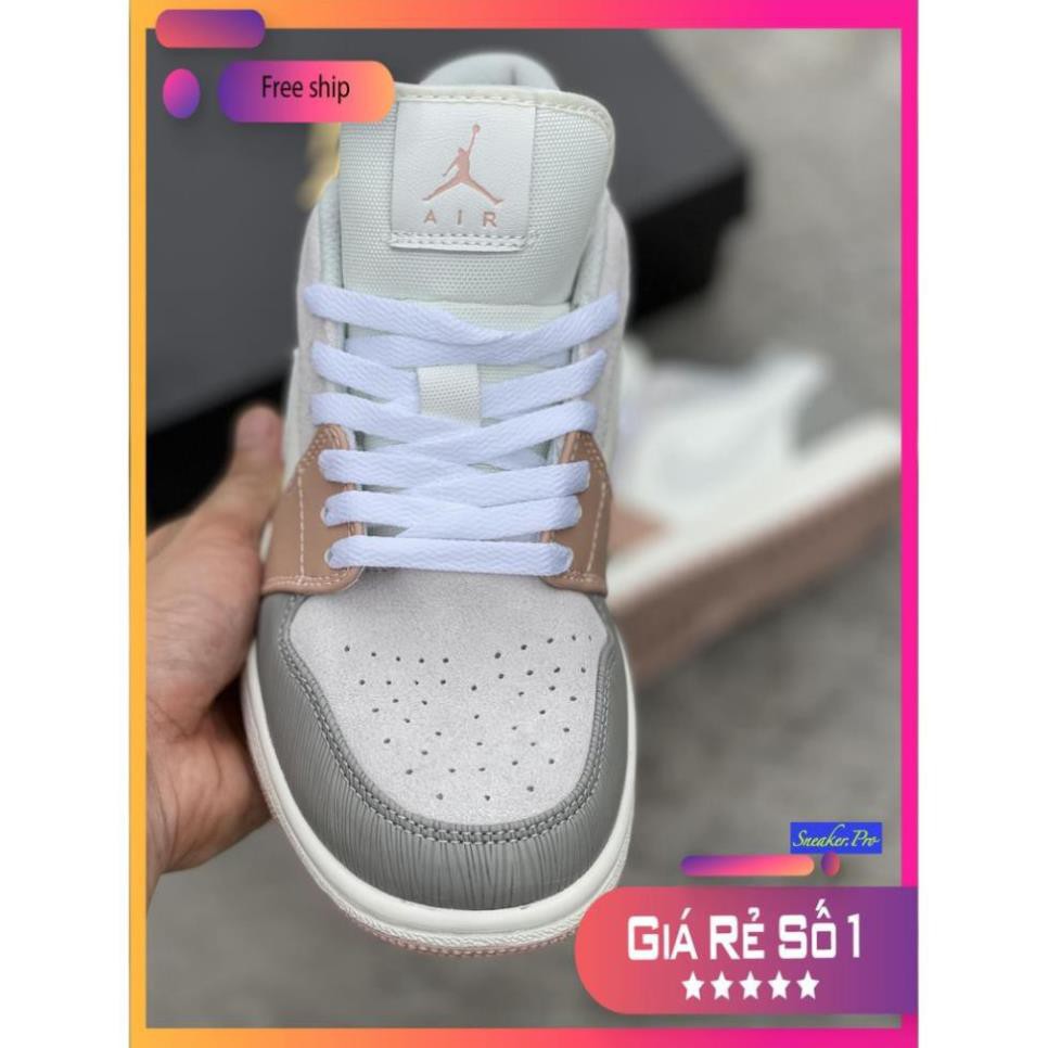 (FULL BOX + QUÀ TẶNG) Giày thể thao Jordan 1 Low Milan cổ thấp siêu đẹp dành cho nam và nữ, hoặc dây giày JD1 random màu | BigBuy360 - bigbuy360.vn