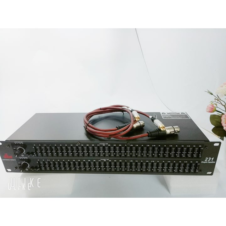 Lọc tiếng DBX 231 cao cấp TẶNG KỀM DÂY RẮC ( LOẠI 1 )