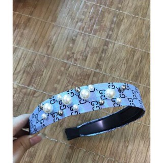 Bờm vải đính hạt siêu xinh