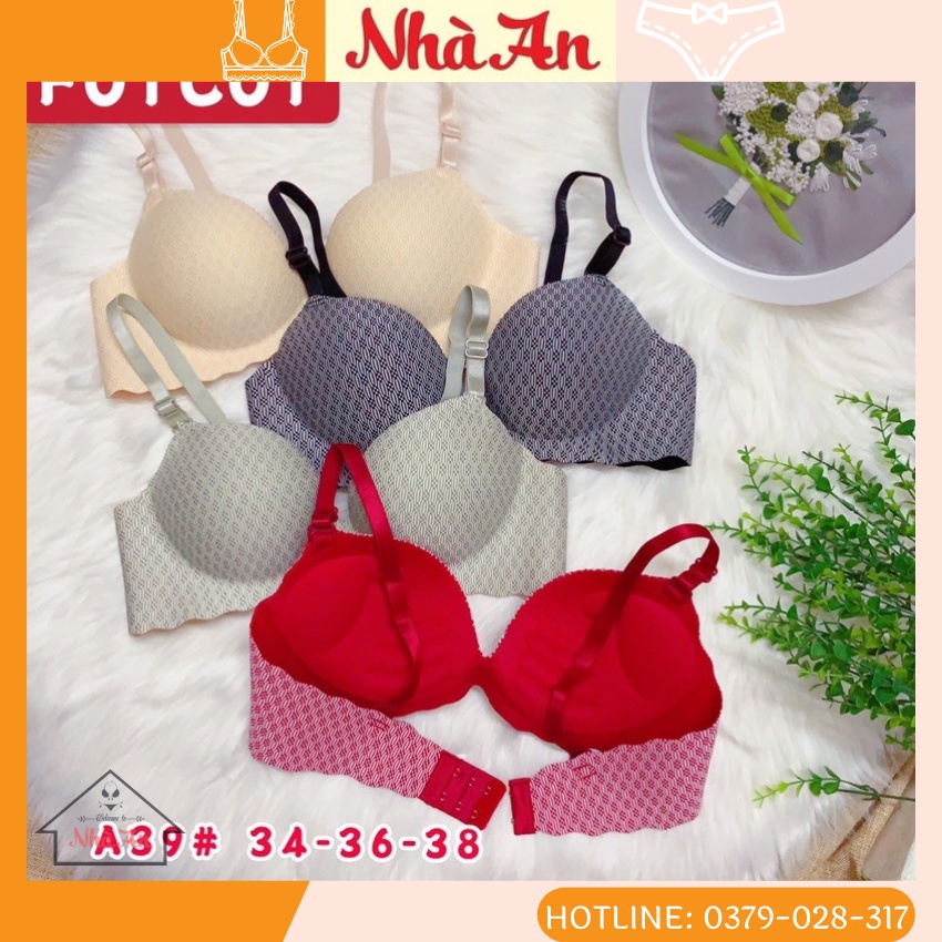 Áo ngực nữ 💥 GIÁ TẠI XƯỞNG 💥 Áo lót kẻ caro quả trám mút 3p hàng su đúc không gọng nâng đẩy