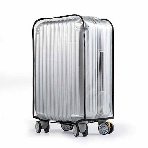 Vỏ bọc bảo về vali kéo, túi bọc vali nhựa trong suốt size 24 inch chống