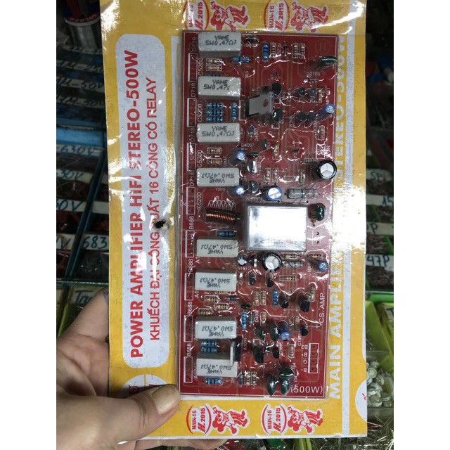 Mạch công suất 500w 8 sò
