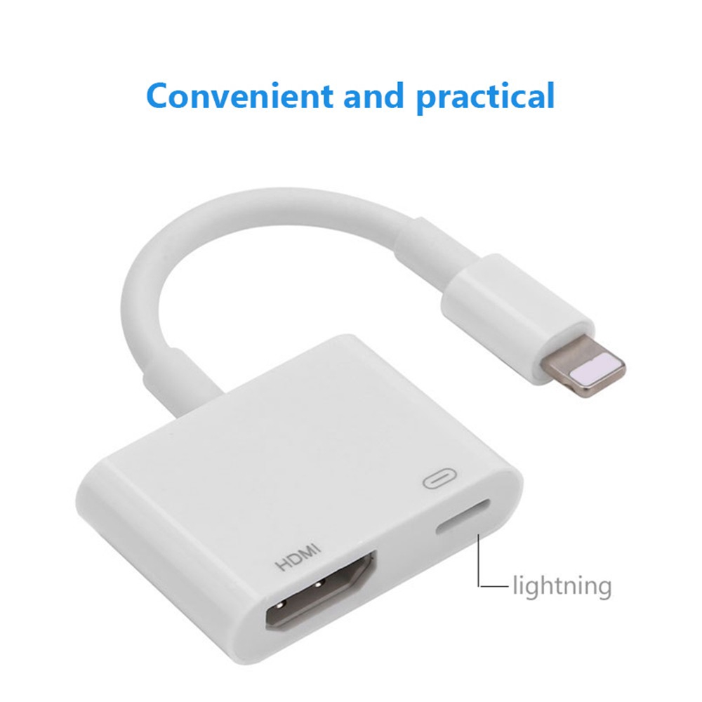 Đầu Chuyển Đổi Cổng Lightning Sang Cổng Av Tv Hdmi Cho Ipad Air Iphone