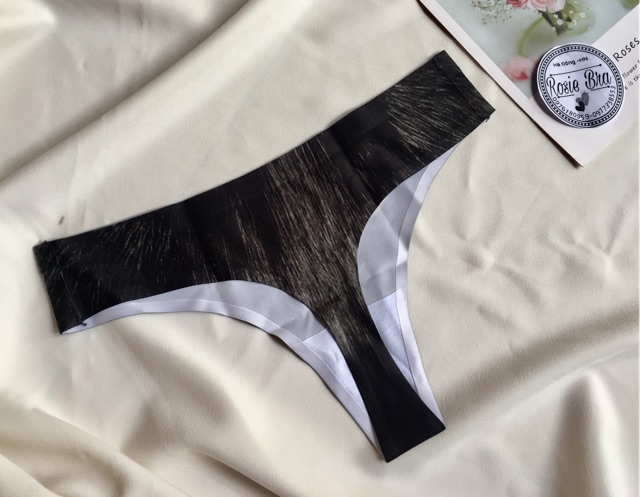 Quần Lót Lọt Khe Không Đường May Hoạ Tiết Mèo P130