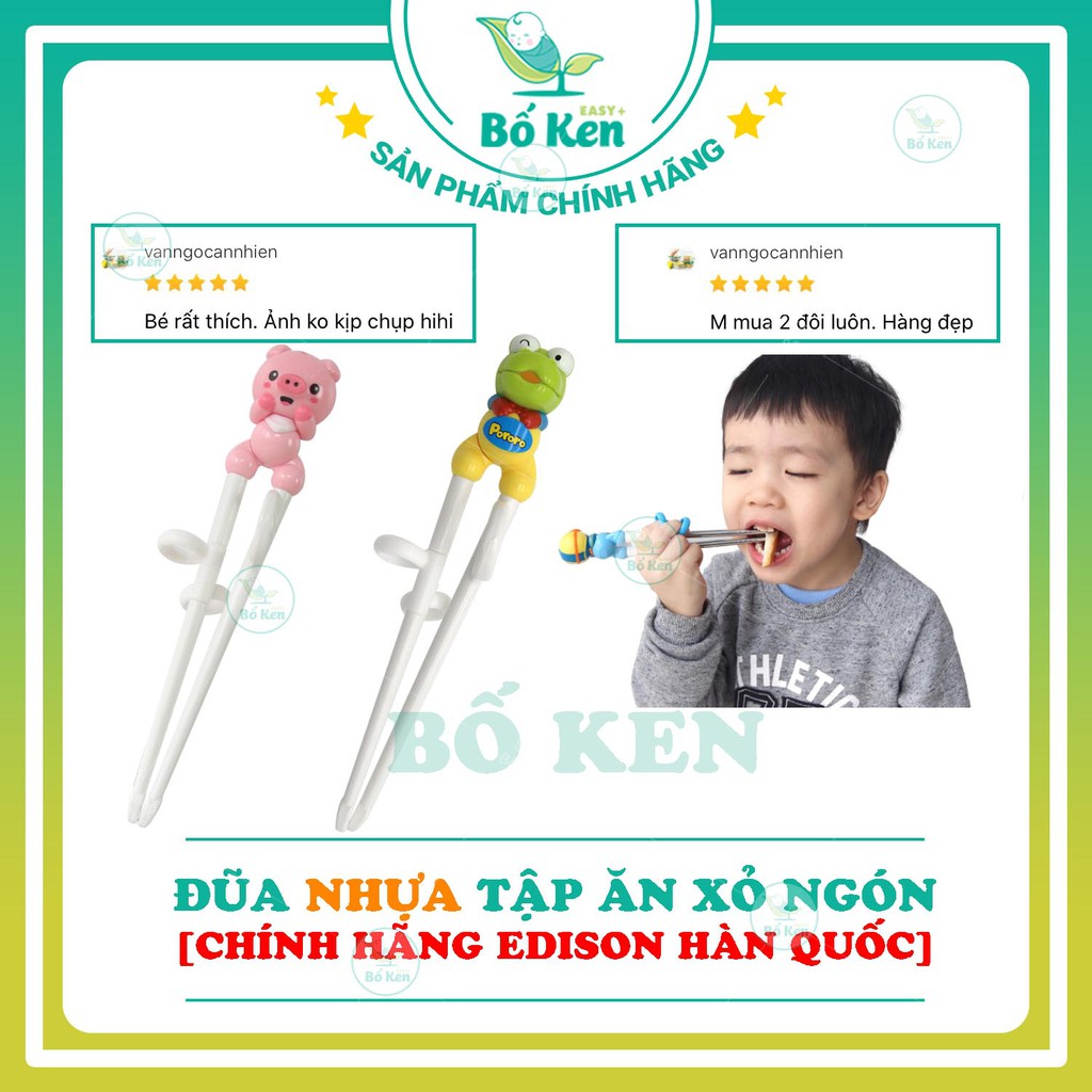 Shop Bố Ken Đũa tập ăn xỏ ngón [ Chính Hãng Edison Hàn Quốc]