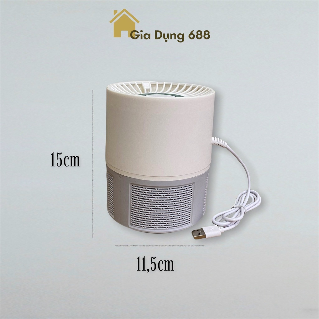 Đèn LED Bắt Muỗi Bắt Côn Trùng Dùng Cổng Sạc USB - LAVITA