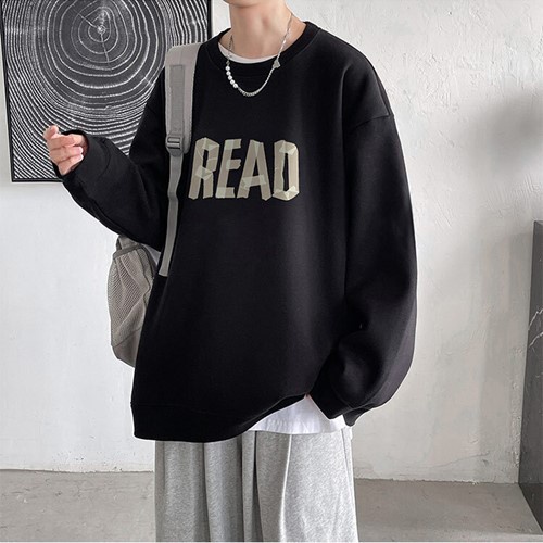 Áo len sweater nam nữ unisex form rộng đôi nỉ ngoại local brand đẹp cặp đôi ulzzang hàn quốc oversize dày mịn zip READ