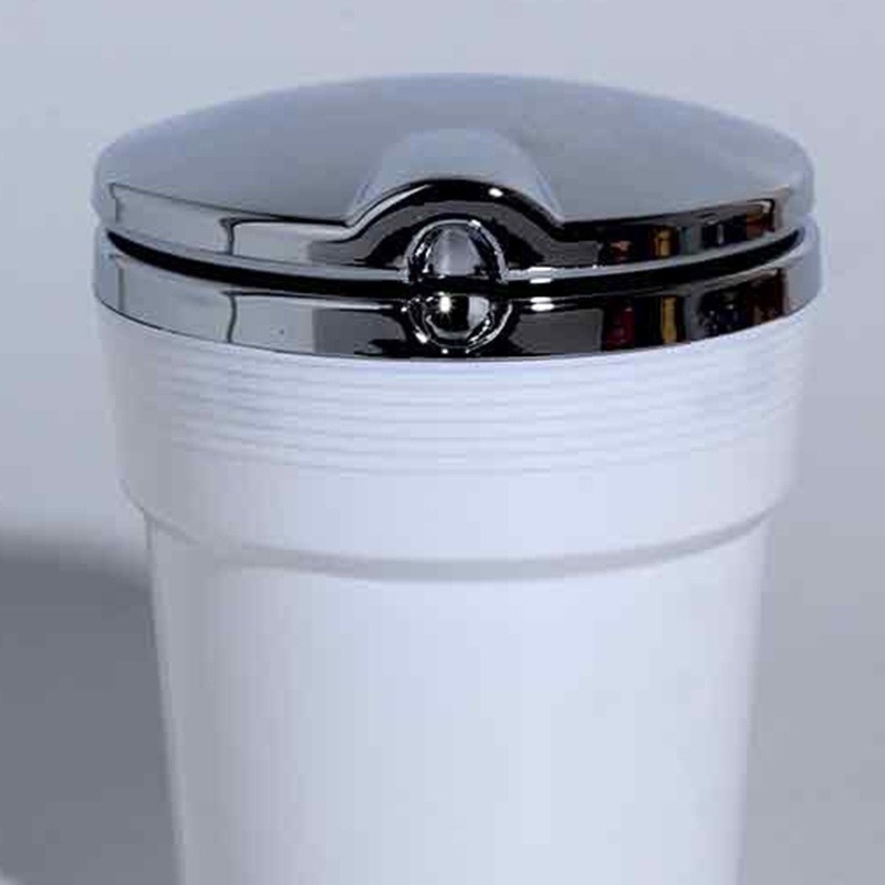 Gạt Tàn Thuốc Bằng Nhựa ABS Có Nắp Đậy Dễ Lau Chùi Dành Cho Xe Hơi