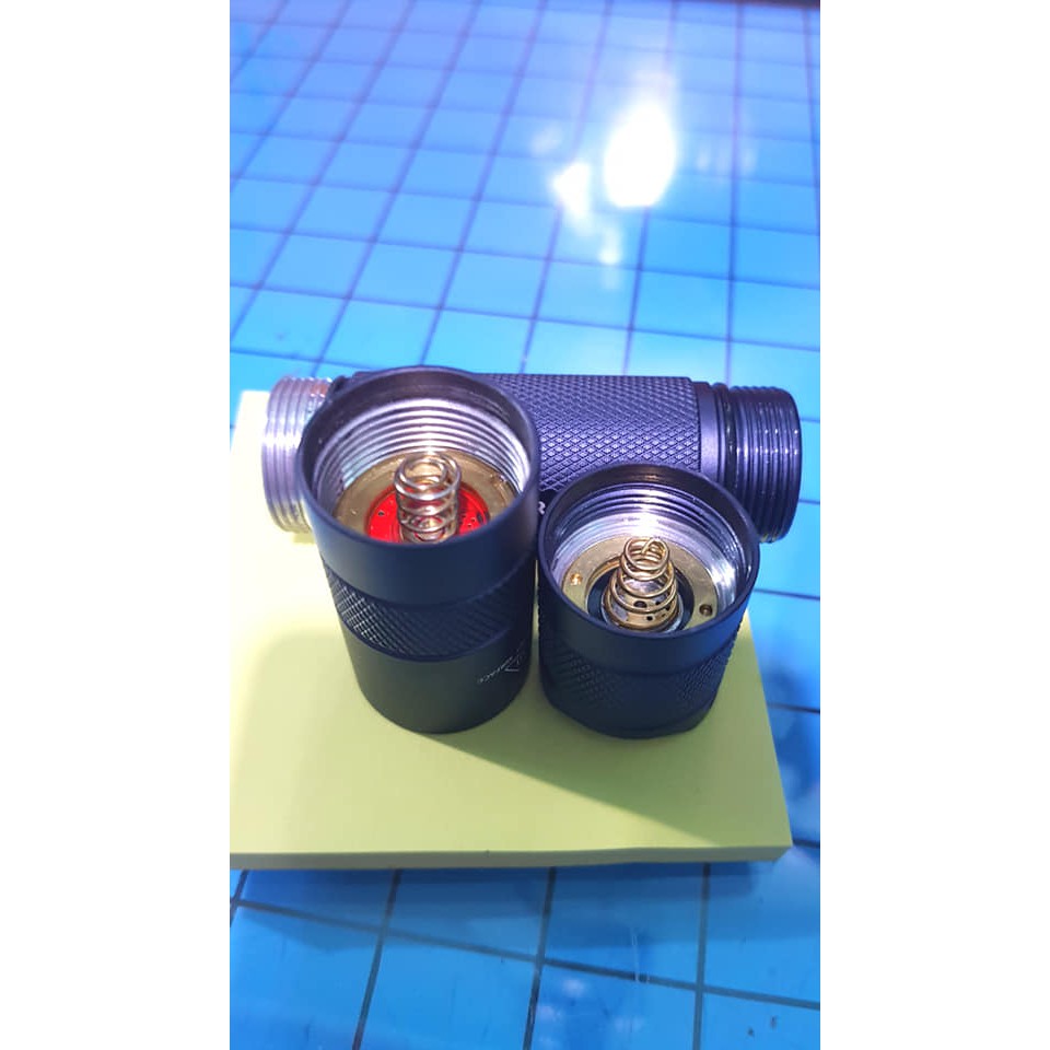 Đèn pin S2 s5 sơn xám xanh titanium XPl Hi ,SST20, SST40 15w