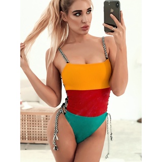 Bikini chất gân phối màu dễ thương