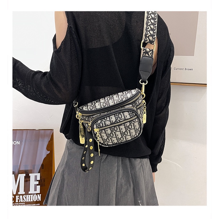 Túi Đeo Bụng Linh Store Túi Bao Tử Nữ Nhiều Ngăn Hottrend Phong Cách Ulzzang Hàn Quốc - LS32