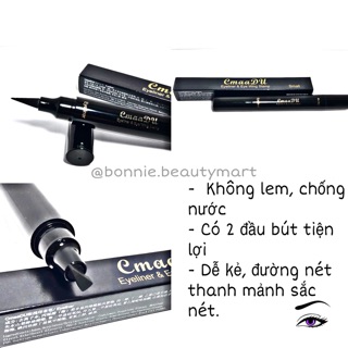 [Mã SFP-56776056 Giảm 20K] Bút Kẻ Mắt Eyeliner CmaaDu 2 Đầu Dập Khuôn Tiện Lợi Chống Nước